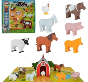 Malblo Magnetic Mini Zvířata z farmy