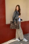 Stylová kabelka Reisenthel Daily Shopper Leo fake fur