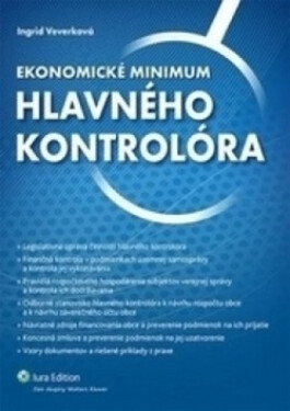 Ekonomické minimum hlavného kontrolóra - Ingrid Veverková
