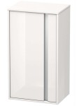 DURAVIT - Ketho Skříňka vysoká 88x50x36 cm, levá, lesklá bílá KT1266L2222
