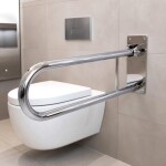 Sklopné koupelnové madlo Chrome REA-89056