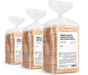 Vilgain Celozrnný tousťák BIO – 3× 400 g