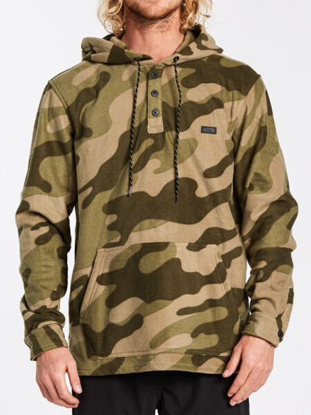 Billabong FURNACE CAMO pánská mikina přes hlavu - L