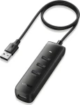 Ugreen CM416 černá / USB hub / 4x USB-A 3.0 (80657B)