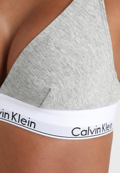 Podprsenka bez kostice 020 šedá Calvin Klein šedá