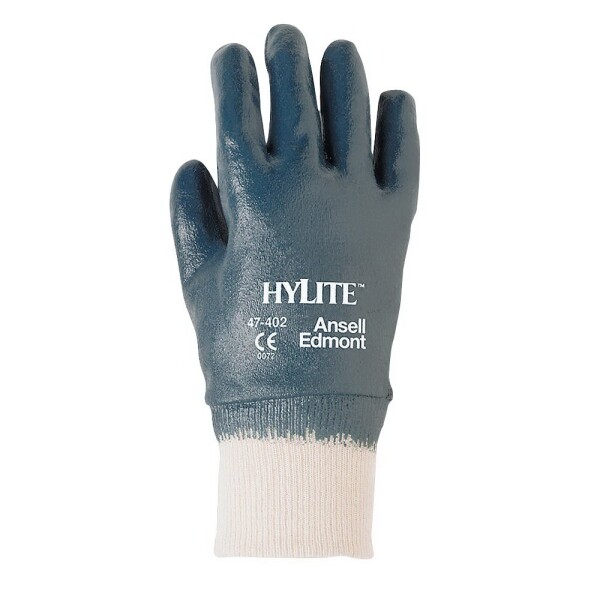 Rukavice HYLITE 47-402 celomáčené nitril modré 10 modré