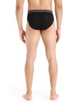 Pánské slipy ICEBREAKER Mens Anatomica Briefs, Black velikost: S