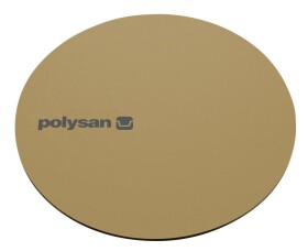 POLYSAN - MIRAI kruhová krytka sifonu, zlato mat 72731GB