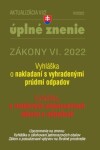 Aktualizácia VI/2 2022 životné prostredie, odpadové vodné hospodárstvo