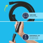 GROHE - Hadice Sprchová hadice VitalioFlex Trend 150 cm, matná černá 287412432