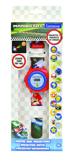 Lexibook digitální promítací hodinky Mario s 20 obrázky - Alltoys Lexibook