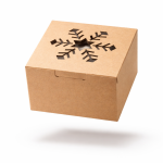 Cake star Vánoční krabička- "vločka" 10x10x6,3cm