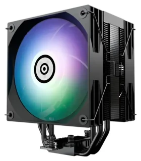 Enermax ETS-T41D-ARGB černá/bílá / Chladič CPU / 2× 120 mm ARGB / 4 heatpipes / 250 W TDP / stavový displej (ETS-T41D-ARGB)