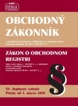 Obchodný zákonník XV. platný od marca 2018
