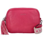 Trendy dámská koženková crossbody Rebeca, fuchsiová