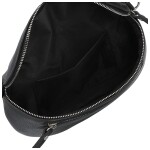 Trendy dámská kožená kabelko-ledvinka Arwel, černá