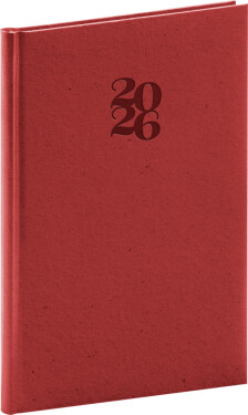 Týdenní diář 2026 NOTIQUE A5 - Essenza - Třešeň, 15 x 21 cm