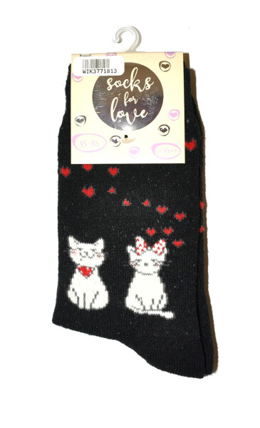 WiK 37718 Ponožky For Love 35-42 mélange 39-42