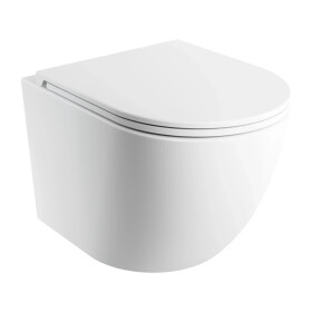 OMNIRES - Závěsné WC OTTAWA SILENT POWER™ se sedátkem soft-close, 49 x 37 cm, matná bílá OTTAWASPMWBM