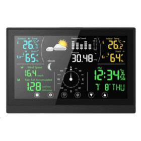 WG - Meteostanice WG1 s dotykovým displejem a příslušenstvím, anemometr, srážkoměr EDF_819078