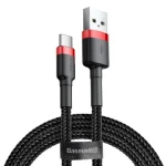 Baseus CATKLF-C91 kabel USB-A na USB-C 2m černá / 2A (CATKLF-C91)