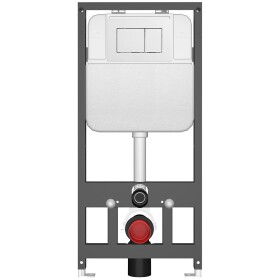 CERANO Modul pro WC závěsné Prime - předstěnová instalace/sádrokarton - 50x114 cm