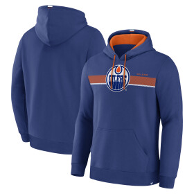 Fanatics Pánská mikina Edmonton Oilers NHL Wrist Shot Hoodie Velikost: L