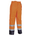 Reflexní pracovní kalhoty nehořlavé COFRA PECS Barva: Reflexní oranžová, Velikost: XL (V343_0_02_XL)
