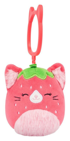 Squishmallows Klíčenka Jahodová kočka - Olma