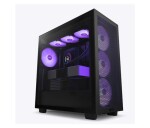 NZXT skříň H7 Flow RGB edition / ATX / 3x 140 mm fan / USB-C / 2x USB / prosklená bočnice / mesh panel / RGB / černá EDF_557981