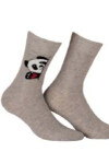 Vzorované pánské ponožky PERFECT MAN-CASUAL černá 42-44