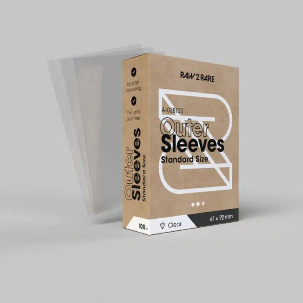 Obaly na karty: Outer Sleeves Standard - Průhledné 67 x 92 mm