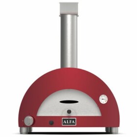 Alfa Forni Moderno 1 červená / Pec na pizzu / 500°C / 60 x 40 / na LPG (FXMD-1P-GROA)