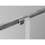 MEXEN/S - Exo dvojité posuvné sprchové dveře 130, transparent, chrom 8152-130-000-01-00