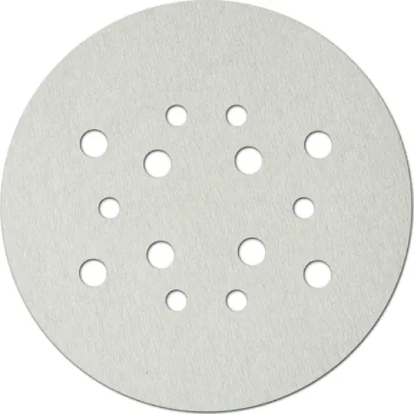 Dedra Brusné kotouče na suchý zip 225 mm bílé / Brusný kotouč / Zrnitost P80 / 5 ks (DED7749UW1)