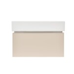 Koupelnová skříňka s umyvadlem SAT Feel 60x30x46 cm pískově béžová mat SATFEEL60BEU2 SATFEEL60BEU2