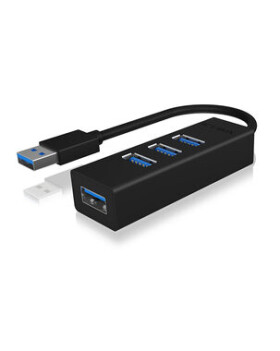 Icy Box IB-HUB1419-U3 černá / USB rozbočovač / 3x USB 3.0 A (IB-HUB1419-U3)