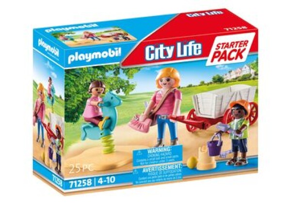 PLAYMOBIL 71258 StarterPack Učitelka s vozíkem