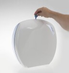 SAPHO - SKIN zásobník na toaletní papír max. Ø 29cm, ABS, bílá A90801