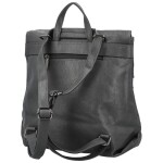 Trendy dámský koženkový kabelko-batoh Coveri Lethea, tmavě šedý