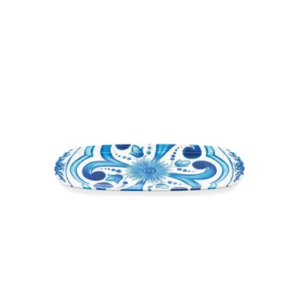 Guzzini Oválný podnos BLUES / Podnos / 39,5 cm / do myčky / bez BPA (28191952)