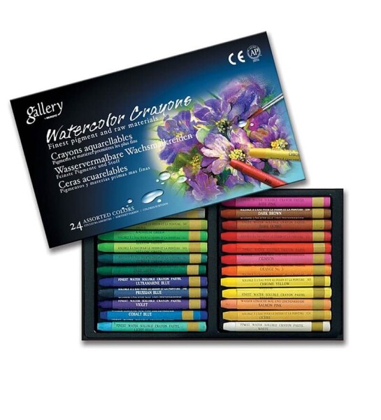 Mungyo Gallery Watercolor Crayons sada 24 barev MAC24