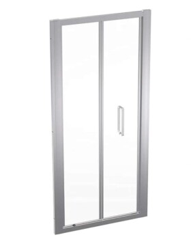 GEBERIT - GEO Sprchové dveře 80x190 cm, stříbrná/čiré sklo 560.116.00.2
