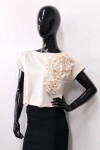 OLGA BLOUSE WARM BEIGE 36