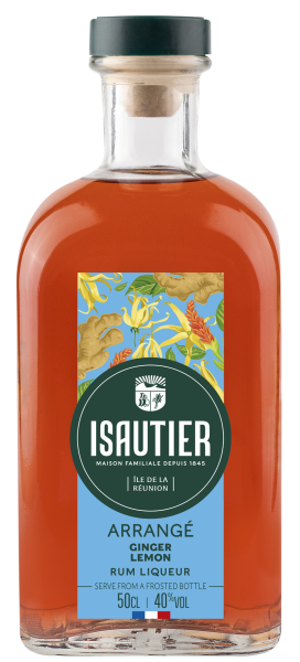 Isautier Arrange Ginger Lemon 40% 0,5 l (holá láhev)