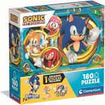 Clementoni 29796 Puzzle Ježek Sonic 180 dílků