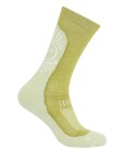 Pánské merino turistické ponožky ICEBREAKER Mens Hike+ Light Crew IB Solar, Olive/Ashen/Snow velikost: 44,5-46,5 (L)