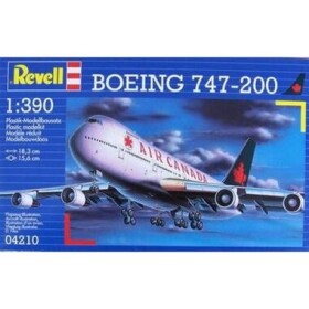 Revell Model Kit Plastic plane 04210 Boeing 747 200 Air Canada 1:390