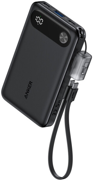 Anker Power Bank (10K, 22.5W) - Black