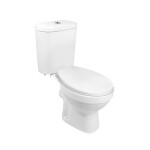 Mereo WC kombi, RIMLESS, zadní odpad s armaturou VSD99